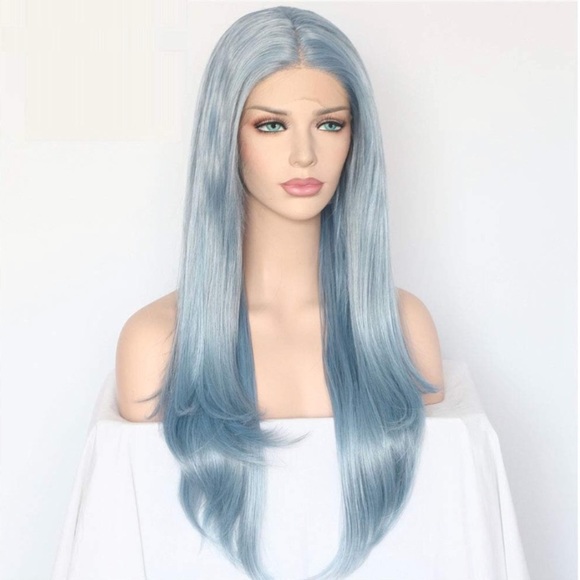 ?BLAKE BLUE 24” LACE FRONT COACHELLA WIG *NWT*